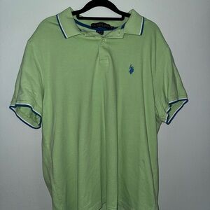 US Polo Assn. Men's Green Polo Shirt